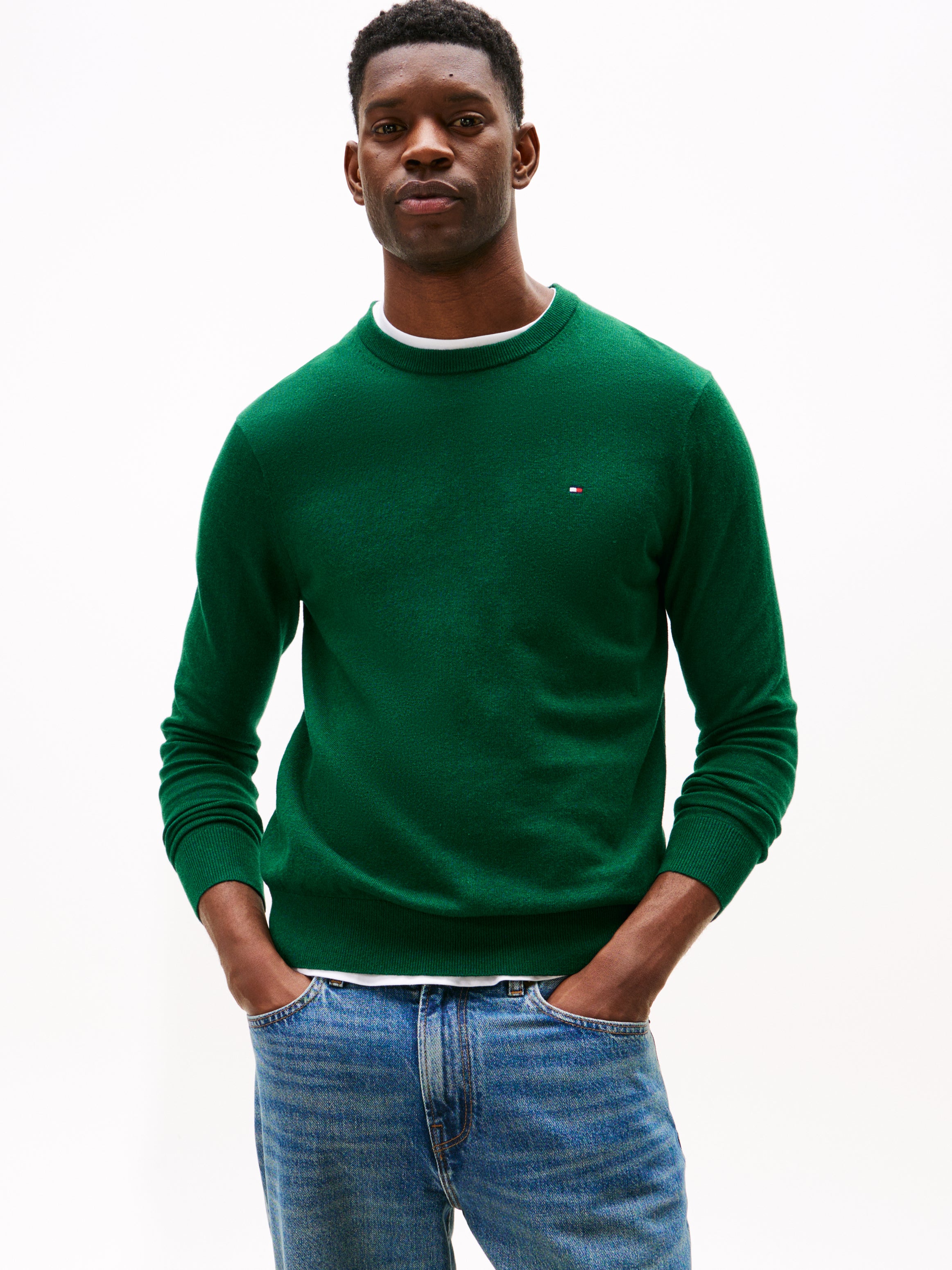 Pima Organic Cotton Cashmere Crew Neck
