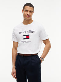Tommy Embroidery Flag Tee