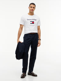 Tommy Embroidery Flag Tee