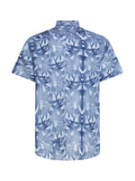 An image of the Tommy Hilfiger Palm Print Tie-Dye Linen Shirt