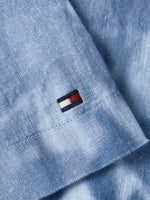 An image of the Tommy Hilfiger Palm Print Tie-Dye Linen Shirt