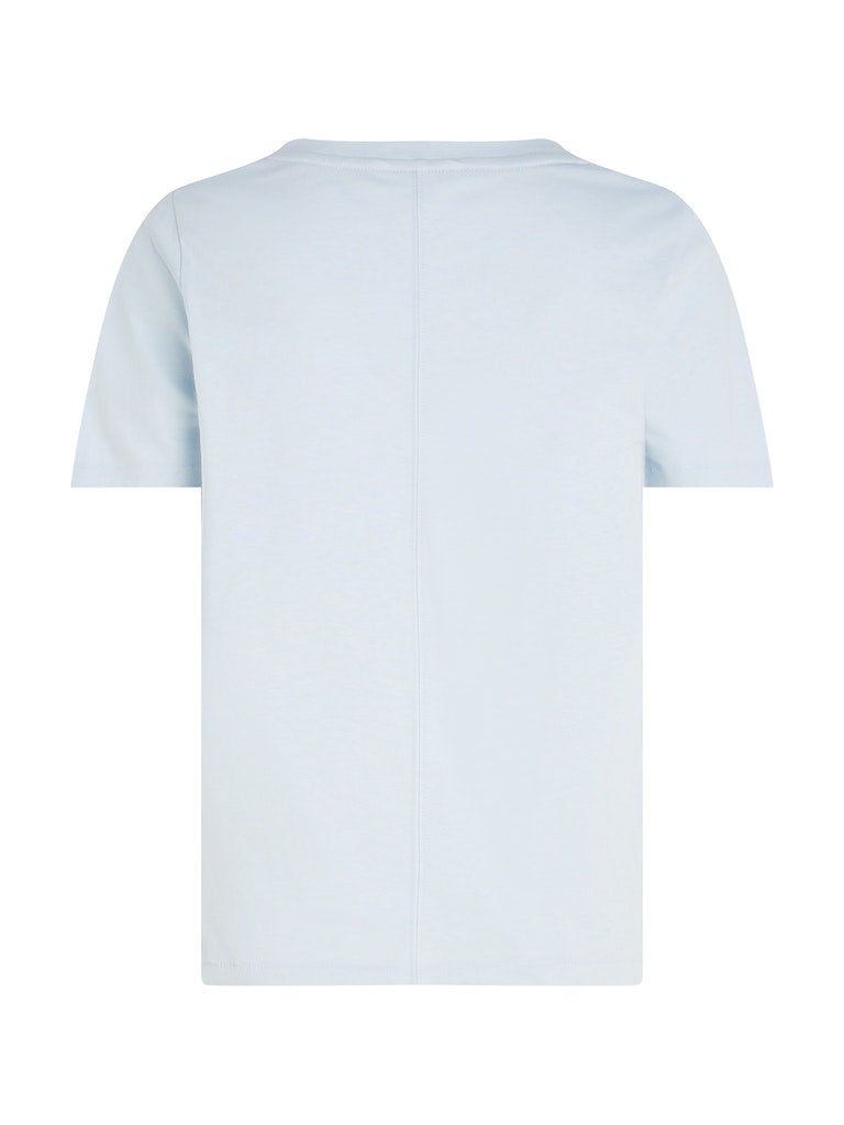 An image of the Tommy Hilfiger V-Neck Flag Embroidery T-Shirt