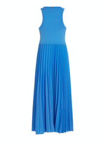 An image of the Tommy Hilfiger Sleeveless Pleated Midi Dress