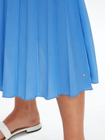 An image of the Tommy Hilfiger Sleeveless Pleated Midi Dress