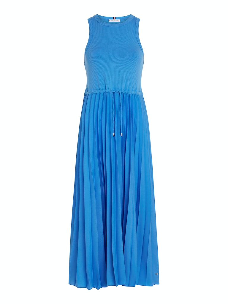 An image of the Tommy Hilfiger Sleeveless Pleated Midi Dress