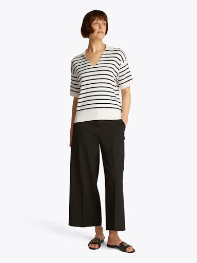 An image of the Tommy Hilfiger Stripe Short Sleeve Polo Jumper