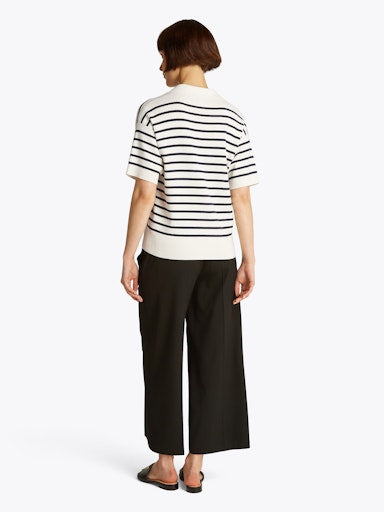 An image of the Tommy Hilfiger Stripe Short Sleeve Polo Jumper