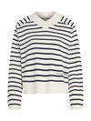 An image of the Tommy Hilfiger Mini Stripe V-Neck Sweater