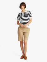 An image of the Tommy Hilfiger Button Polo Sweater