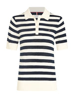 An image of the Tommy Hilfiger Button Polo Sweater