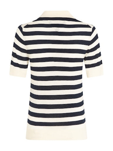 An image of the Tommy Hilfiger Button Polo Sweater