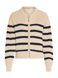 An image of the Tommy Hilfiger Zip-Thru Bomber Cardigan