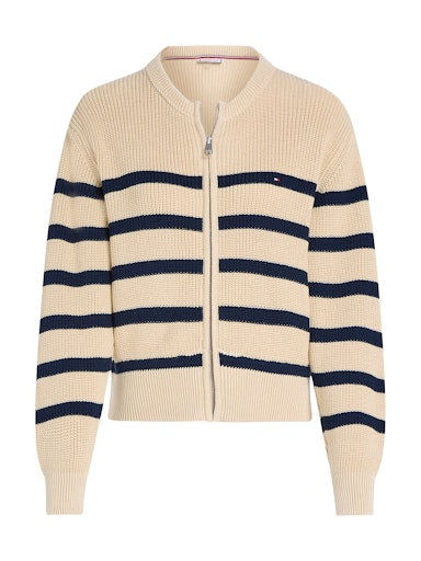An image of the Tommy Hilfiger Zip-Thru Bomber Cardigan