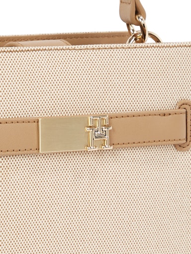 An image of the Tommy Hilfiger Heritage Canvas Crossbody Satchel