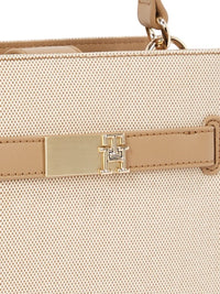 An image of the Tommy Hilfiger Heritage Canvas Crossbody Satchel