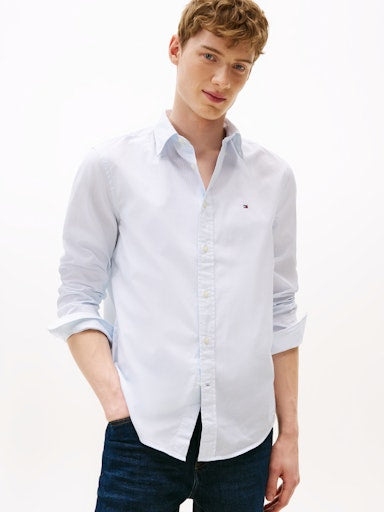 An image of the Tommy Hilfiger Flex Poplin Mini Print RF Shirt