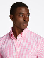 An image of the Tommy Hilfiger Flex Poplin Check Shirt