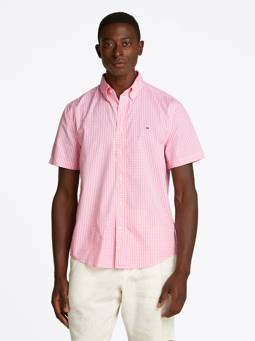 An image of the Tommy Hilfiger Flex Poplin Check Shirt