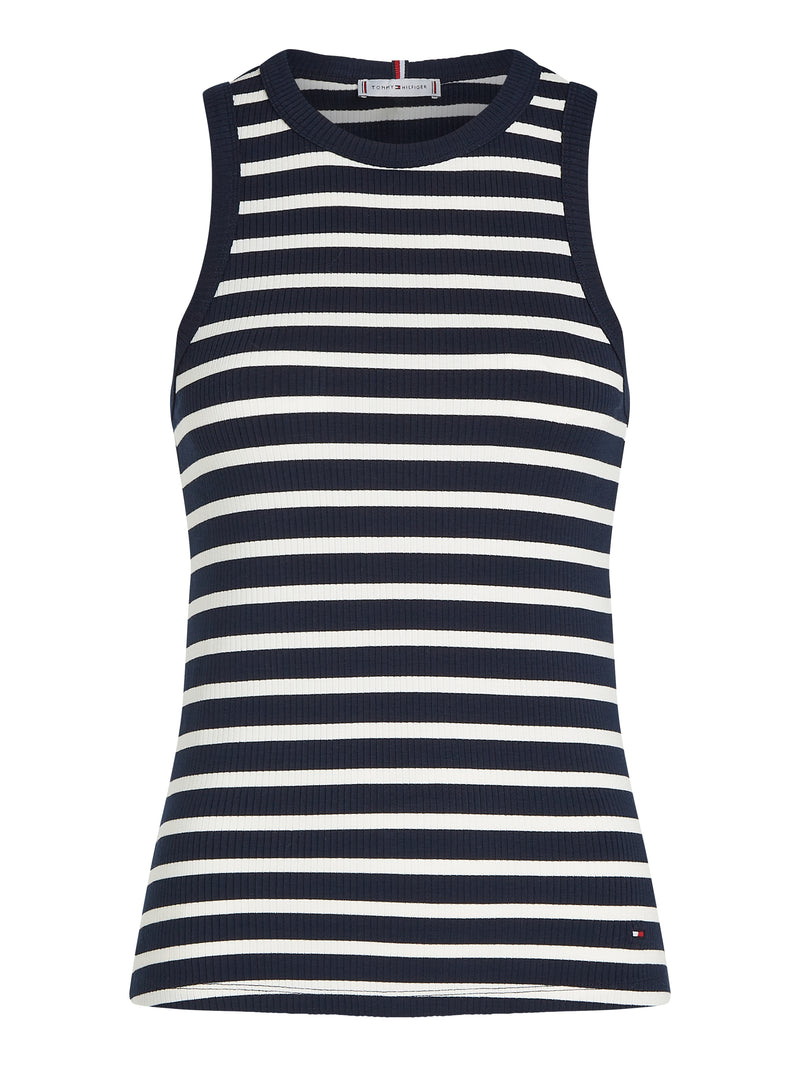 An image of the Tommy Hilfiger Slim Ribbed Tank Top
