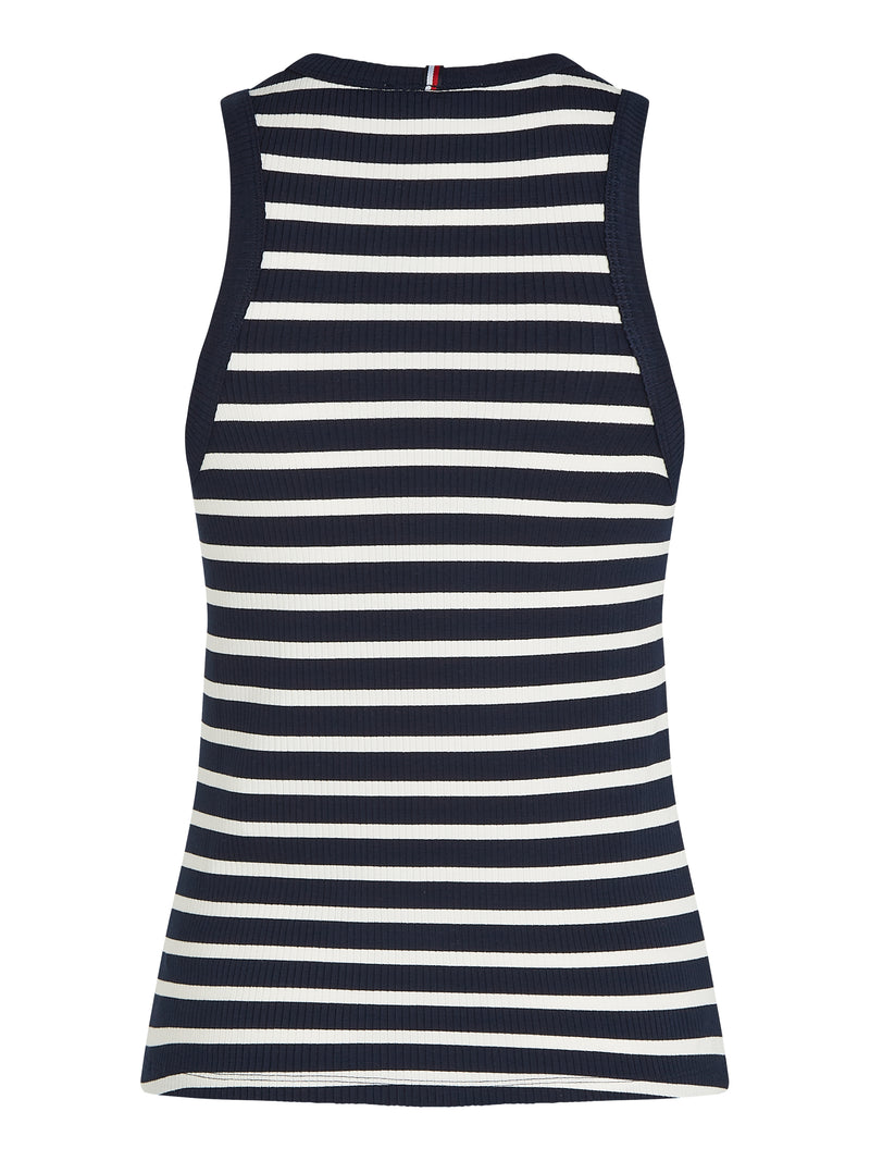 An image of the Tommy Hilfiger Slim Ribbed Tank Top