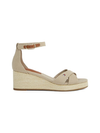 An image of the Tommy Hilfiger Crossover Strap Wedge Espadrilles