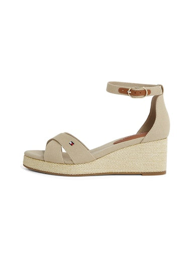 An image of the Tommy Hilfiger Crossover Strap Wedge Espadrilles