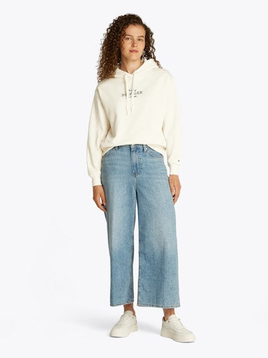 An image of the Tommy Hilfiger Logo Embroidery Hoodie