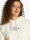 An image of the Tommy Hilfiger Logo Embroidery Hoodie