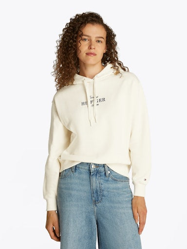 An image of the Tommy Hilfiger Logo Embroidery Hoodie