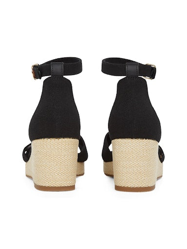 An image of the Tommy Hilfiger Crossover Strap Wedge Espadrilles