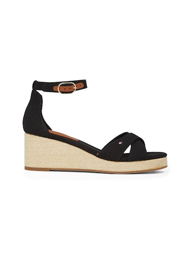 An image of the Tommy Hilfiger Crossover Strap Wedge Espadrilles