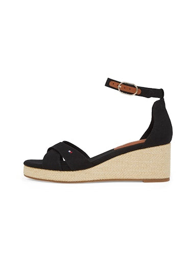 An image of the Tommy Hilfiger Crossover Strap Wedge Espadrilles