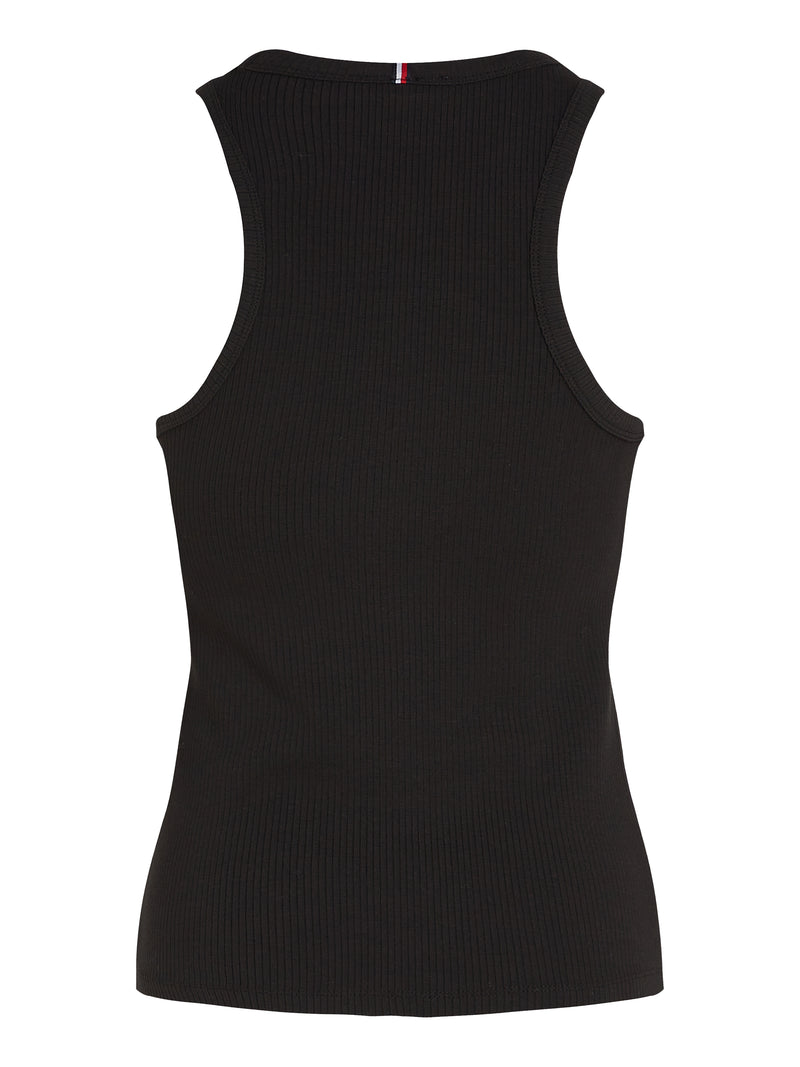 An image of the Tommy Hilfiger Slim Ribbed Tank Top