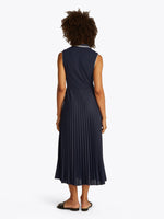 An image of the Tommy Hilfiger Sporty Pleated Polo Dress
