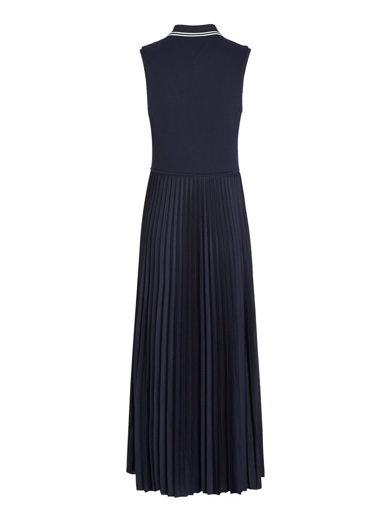 An image of the Tommy Hilfiger Sporty Pleated Polo Dress