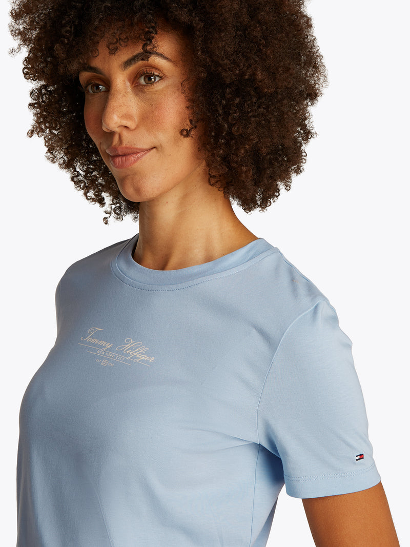 An image of the Tommy Hilfiger Logo Crew Neck T-Shirt