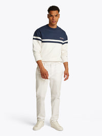An image of the Tommy Hilfiger Monotype Colourblock Sweatshirt