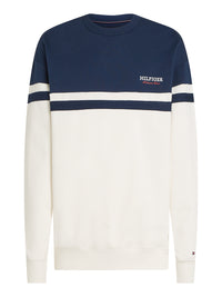 An image of the Tommy Hilfiger Monotype Colourblock Sweatshirt