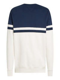 An image of the Tommy Hilfiger Monotype Colourblock Sweatshirt