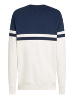 An image of the Tommy Hilfiger Monotype Colourblock Sweatshirt