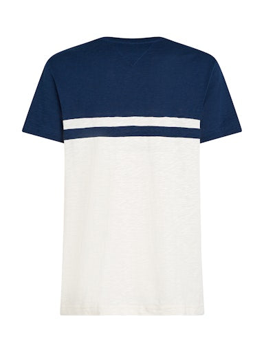 An image of the Tommy Hilfiger Monotype Colourblock Tee