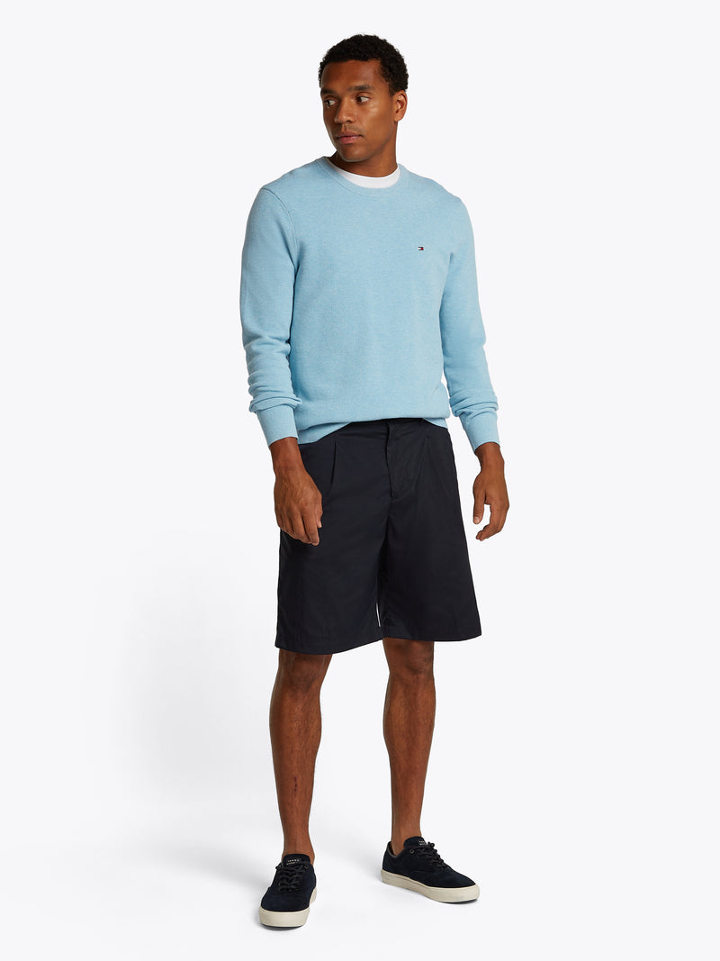 An image of the Tommy Hilfiger Essential Structure Crew Neck Jumper
