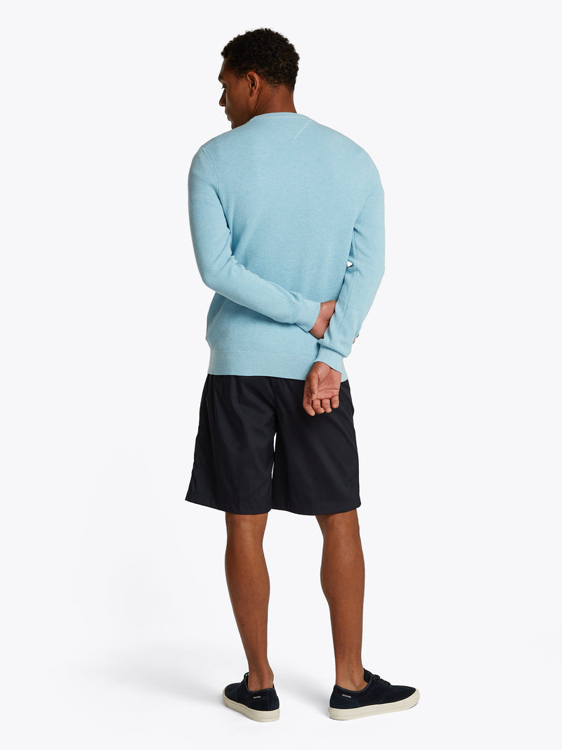 An image of the Tommy Hilfiger Essential Structure Crew Neck Jumper