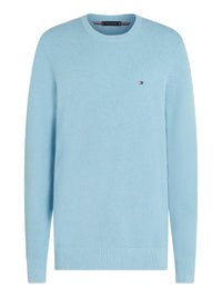 An image of the Tommy Hilfiger Essential Structure Crew Neck Jumper