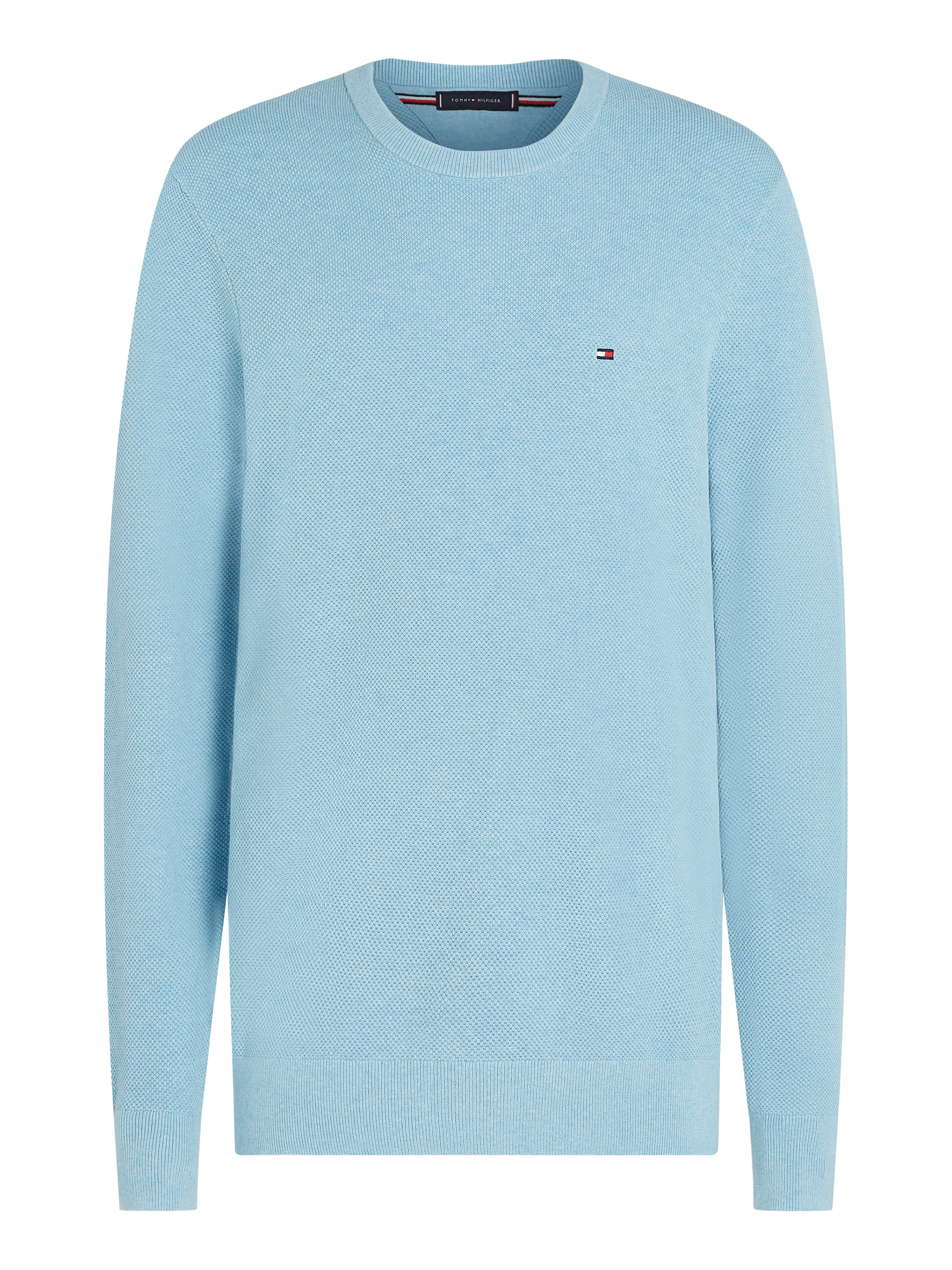 An image of the Tommy Hilfiger Essential Structure Crew Neck Jumper