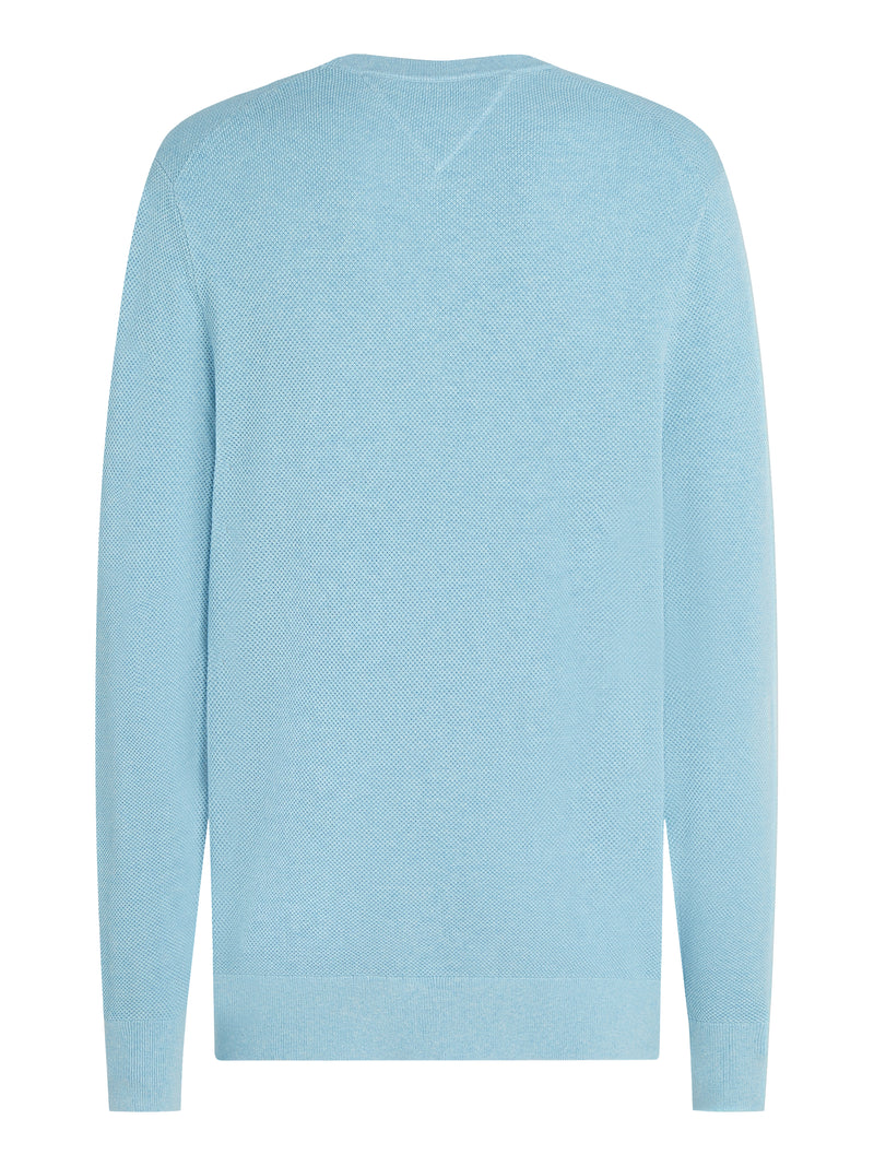 An image of the Tommy Hilfiger Essential Structure Crew Neck Jumper