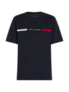 An image of the Tommy Hilfiger Crew Neck Logo Panel T-Shirt