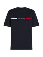 An image of the Tommy Hilfiger Crew Neck Logo Panel T-Shirt