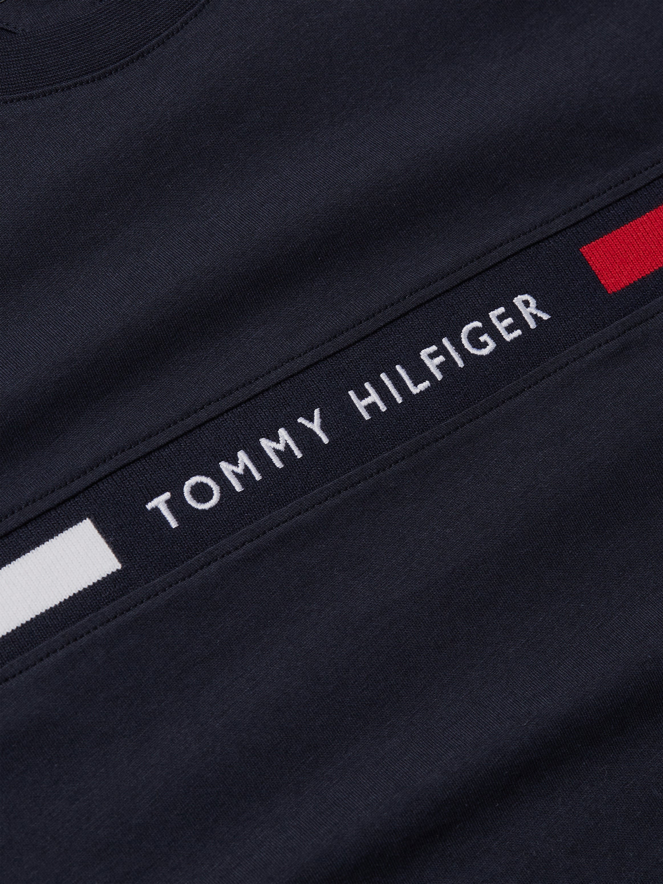 An image of the Tommy Hilfiger Crew Neck Logo Panel T-Shirt
