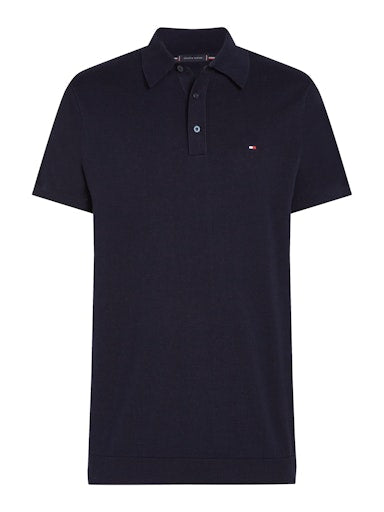 An image of the Tommy Hilfiger Essential Cotton Knitted Polo